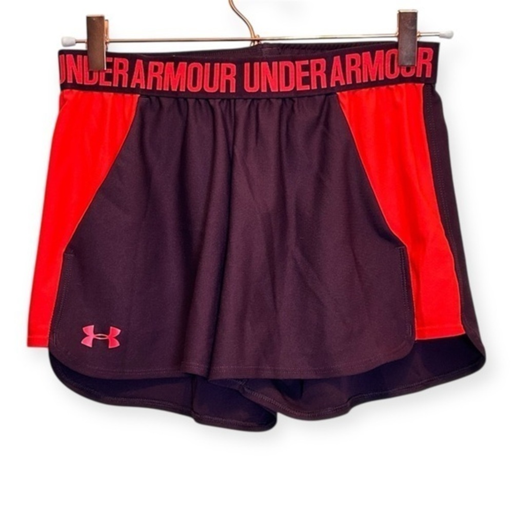Under Armour Women's UA Play Up 3.0 Shorts XS - Maroon Red